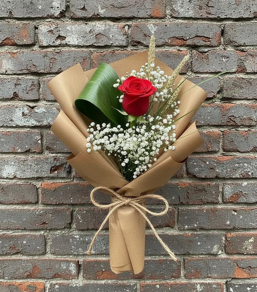 Букет цветов из: Розы в Среднем