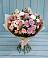 Букет цветов из: Хризантемы, Розы и Альстромерии в Среднем