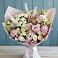 Букет цветов из: Альстромерии и Розы в Среднем