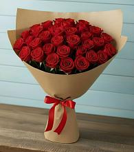 Букет Красные розы Милано в Среднем
