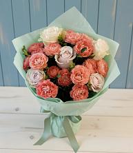 Букет цветов из:  Розы в Среднем