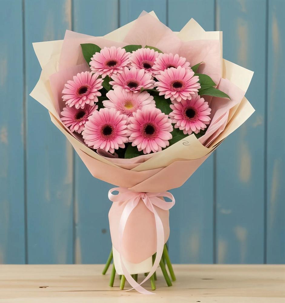 Букет цветов из: Герберы в Среднем