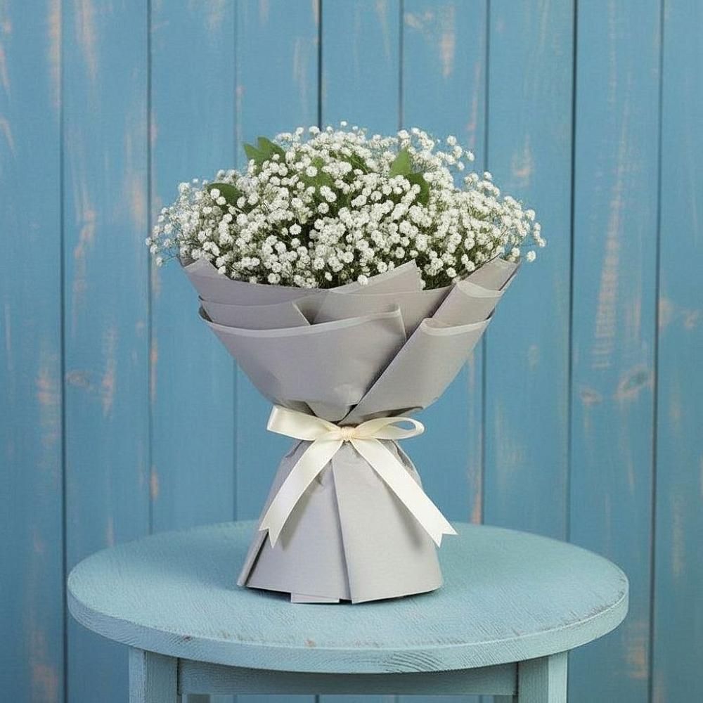 Букет цветов из: Гипсофила в Среднем