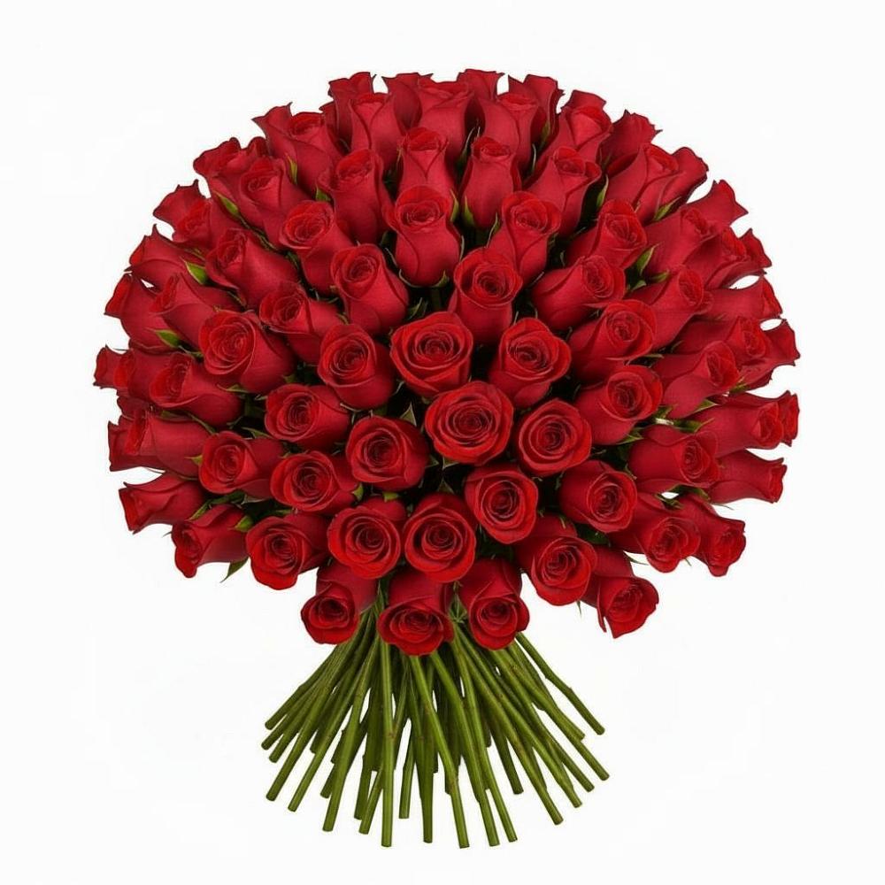 Букет Красные розы Чери Лав в Среднем