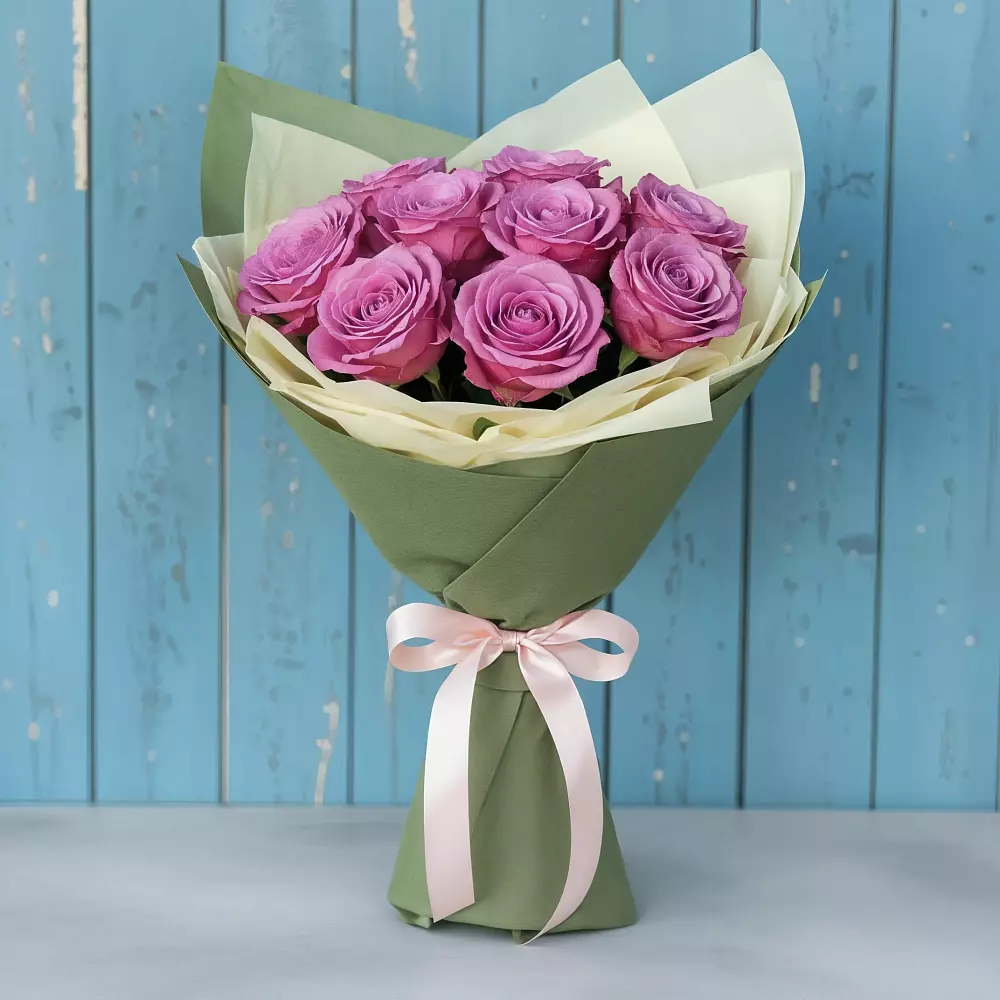 Букет Розы Фёрст Леди в Среднем