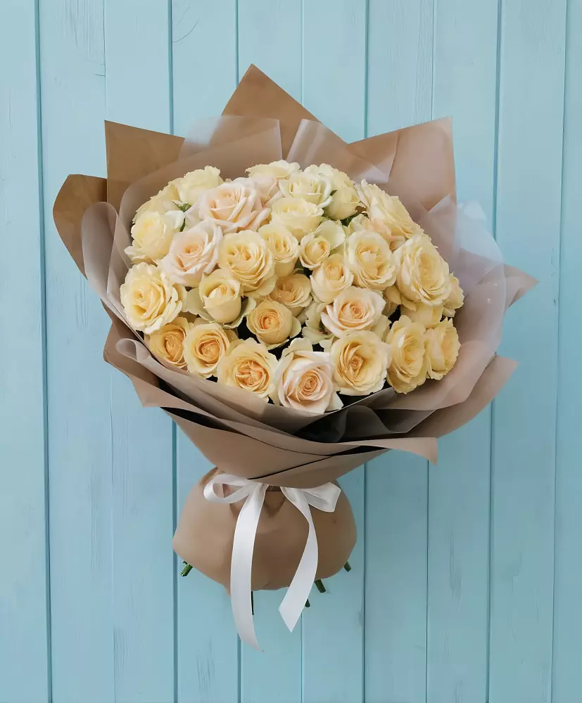 Букет Кремовое облако в Среднем